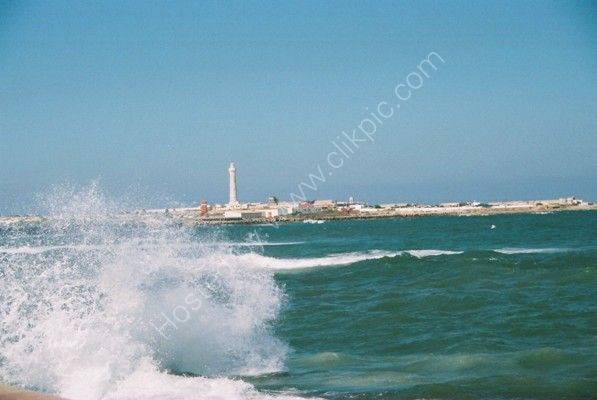 View of El-Hank Lighthouse & Corniche d'Ain Diab, Casablanca